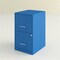 Blue Metal 2-Drawer Vertical Key Locking Heavy Duty Filing Cabinet